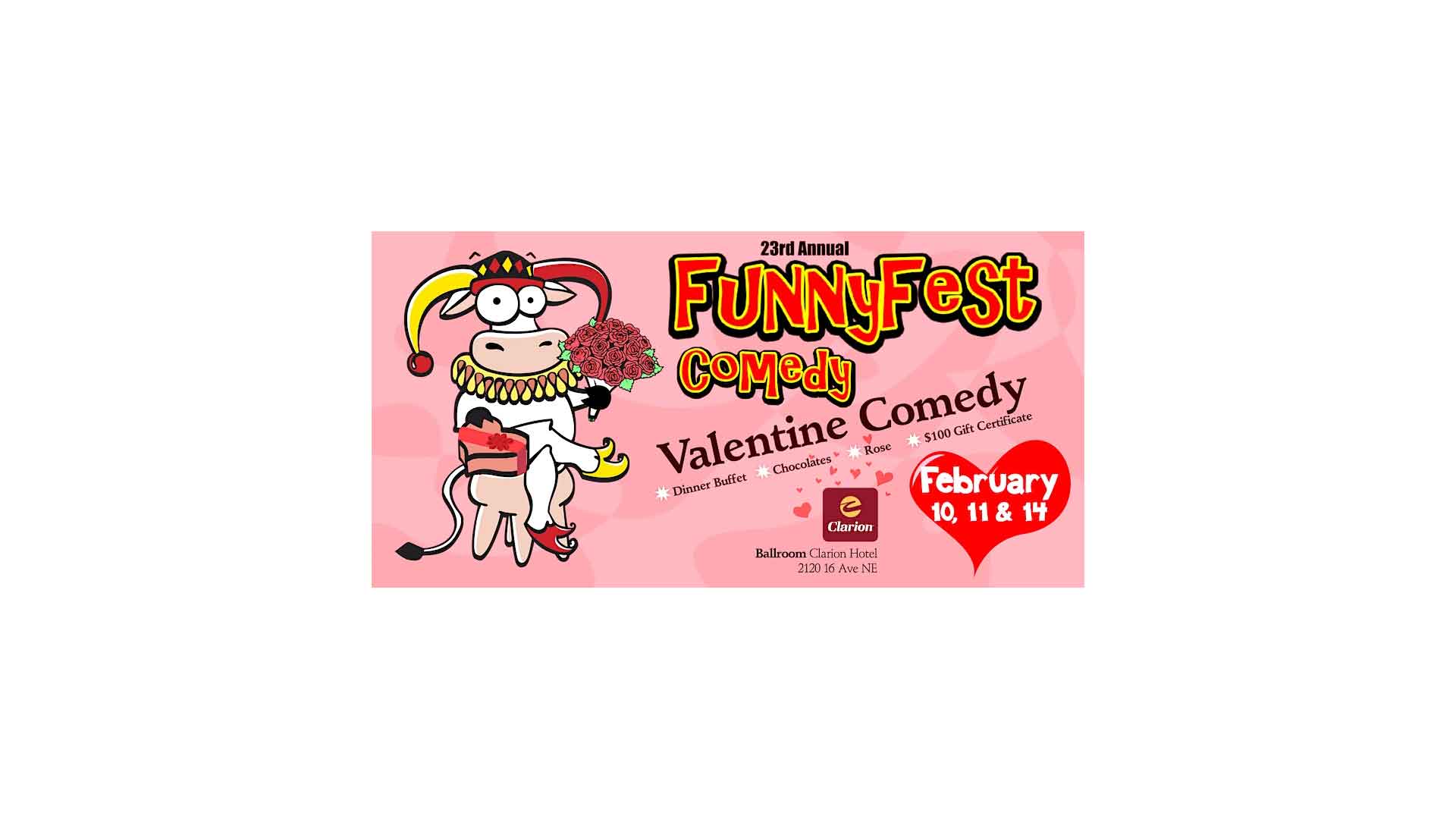 FunnyFest Valentine Comedy - Read more on Where Calgary Online FunnyFest Valentine Comedy on Where Rockies